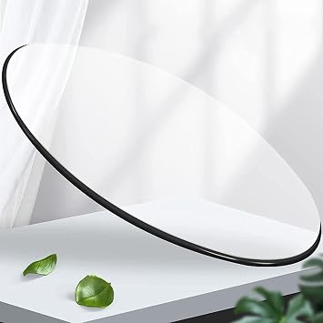 Tempered Glass Dining Table Top,Toughened Glass Table Top For Coffee Tables,Round Clear Glass Table Top, Safe Shatterproof Tempered Glass, For Dining Table, Coffee Table, Clear Glass  Color Clear ,