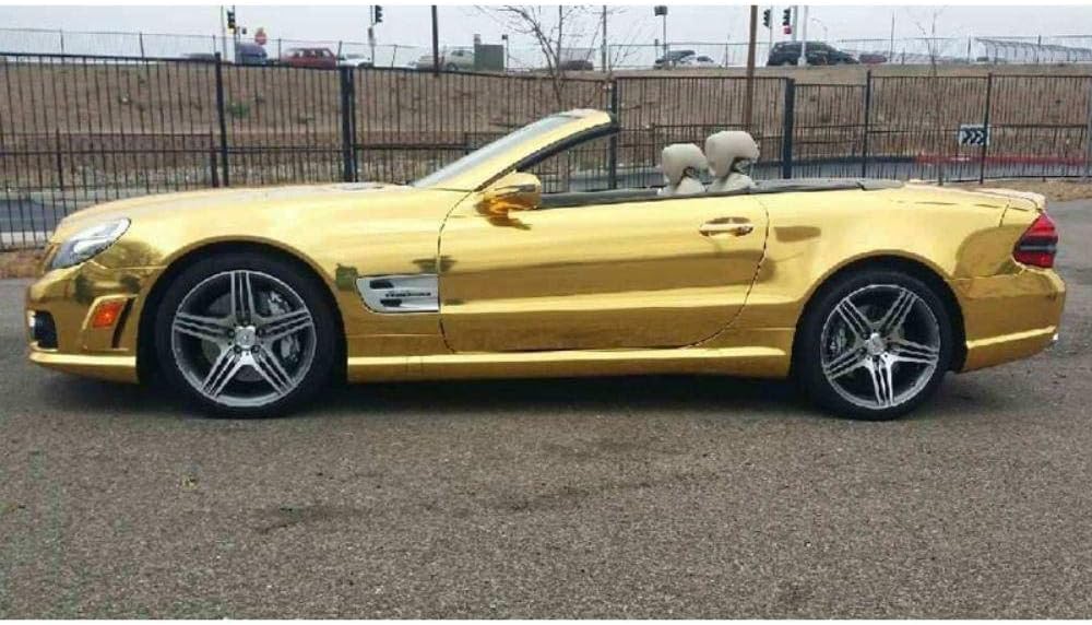 Averry SF100 Conform Chrome Gold | 604-S | Vinyl CAR WRAP Film (53in x 5ft (22 Sq/ft)) w/Free-Style-It Pro-Wrapping Glove