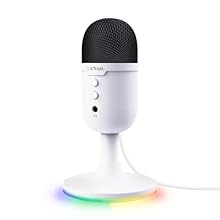 MINI MIC, MAX PERFORMANCE – Ultra-compact, the Yami USB Gaming Microphone delivers ultimate sound quality, making it perfect for streamers, content creators and podcasters with smaller setups MORE STAR, LESS POP – Let listeners hear your voice in ult...