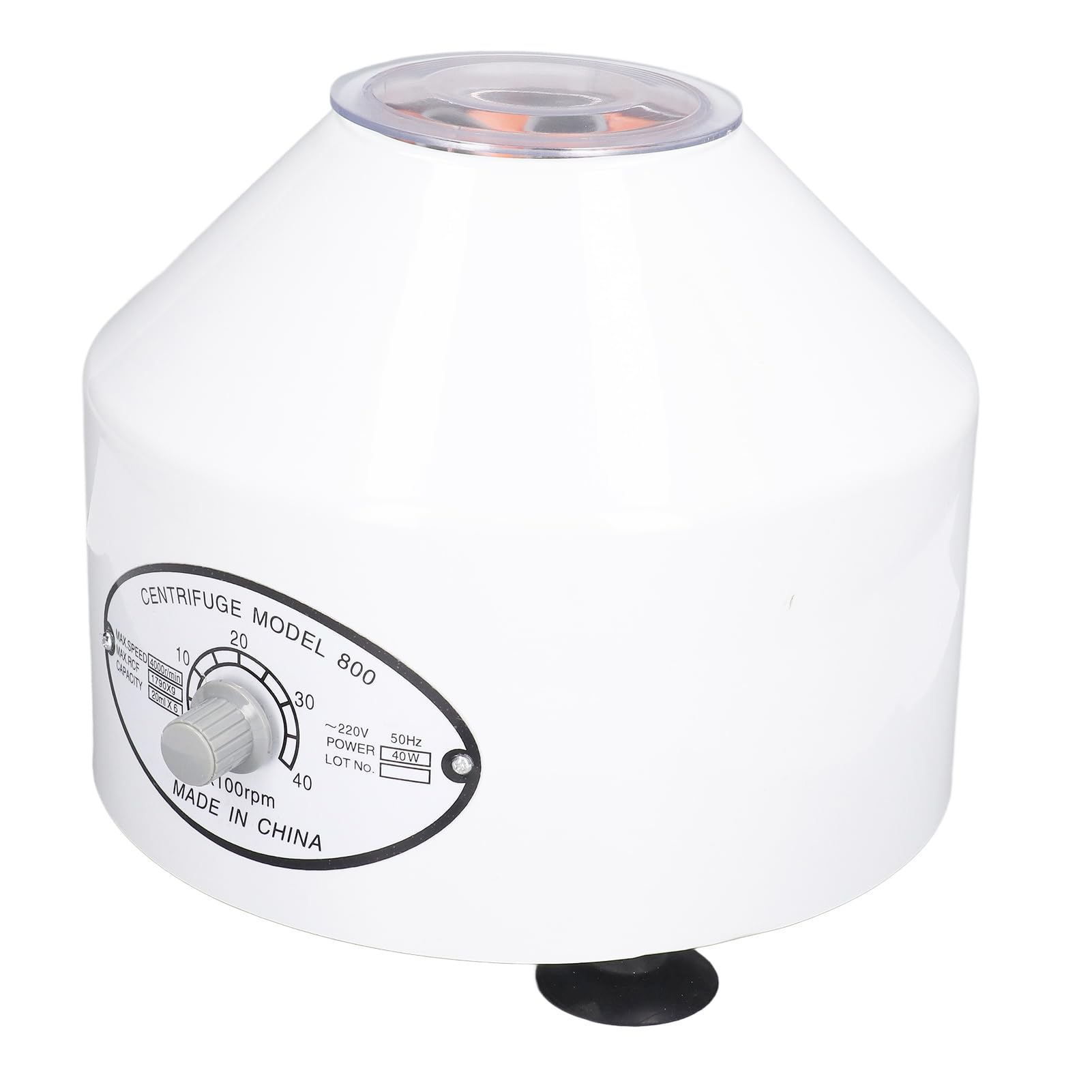Máquina de Centrífuga de Laboratorio Benchtop Eléctrico de Baja Velocidad Rotor 4000rpm (EU enchufe 220V)