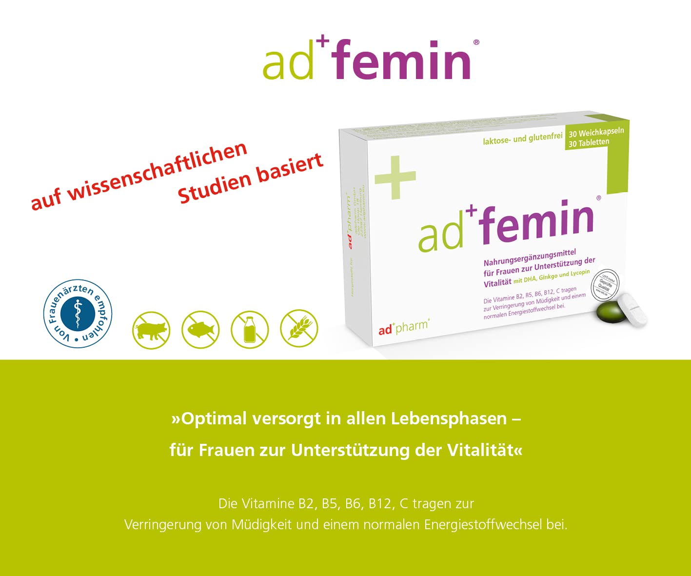 Vitamine & Mineralien Quartalspackung für Frauen ab 40 - Unterstützung für Vitalität, Hormonbalance und Immunsystem, mit Algen-DHA, Ginkgo Biloba, Lycopin, 180 Stück