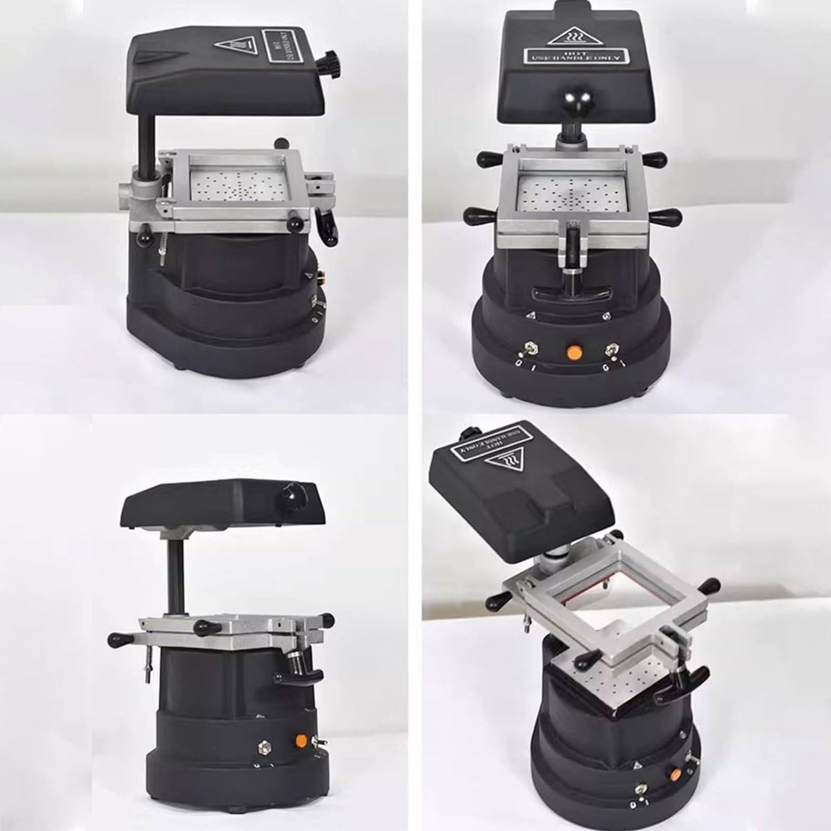 Macchina Per Stampaggio Sottovuoto Per Attrezzature Odontoiatriche, Macchina Per Stampaggio A Pressa Per Termoformatura A Caldo, Macchina Per Stampaggio Sottovuoto Per Laboratorio Odontoiatrico