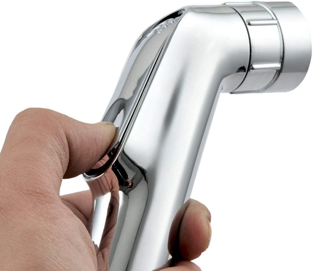 Handheld Bidet Showerhead Toilet Sprayer Cloth Diaper Douche Kit Ass Cleaner Watering Nozzle for Cleaning Bathroom Toilet Seat and Reducing Bacteria.