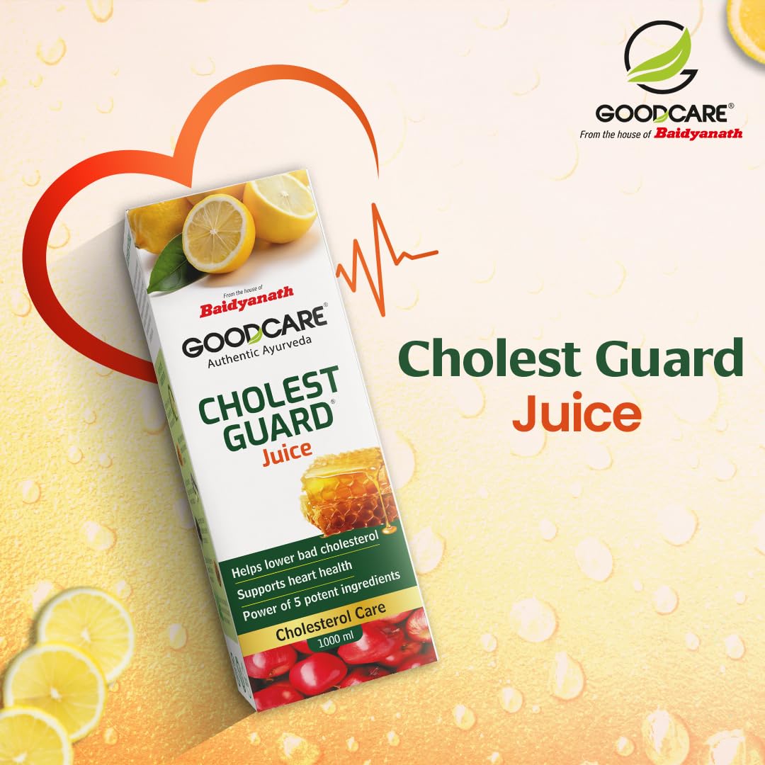 Goodcare Cholest Guard Ayurvedic Drink | Support Heart Health| Lower Bad Cholesterol| With 5 Ayurvedic Ingredients for Healthy Cholesterol Levels| Antioxidant drink for daily health management - Image 2 thumbnail