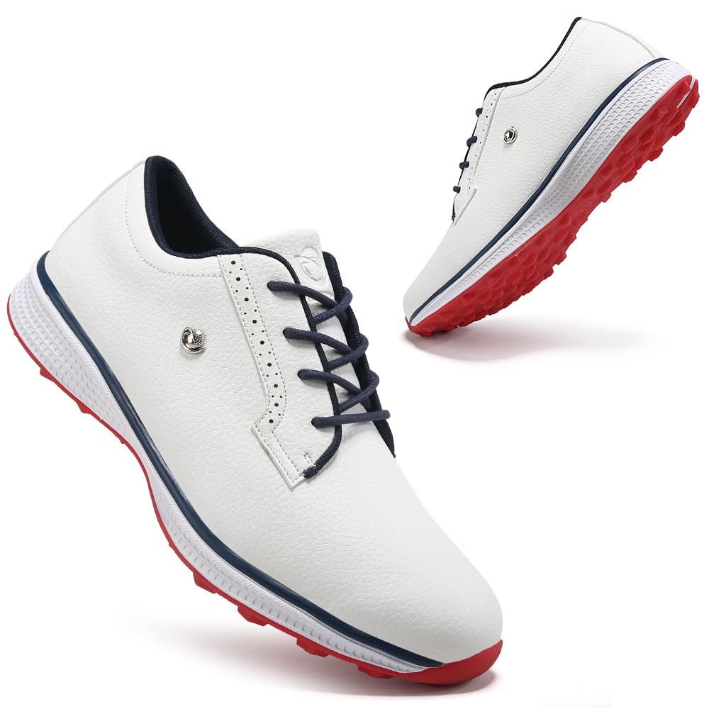Professional Golf Shoes for Men Classic Comfortable Outdoor Golf Sport Training Sneakers Size 7-15 Non-Slip Golf Trainers Men