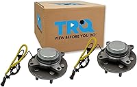 Vista 77 de TRQ Par de conjunto de cubo de cojinete de rueda delantera izquierda derecha, 2 piezas compatible con Lexus GX460 2003-2009 GX470 2003-2023 Toyota