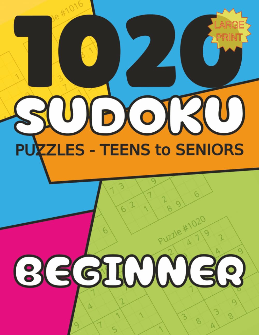 1020 Sudoku Puzzles Beginner