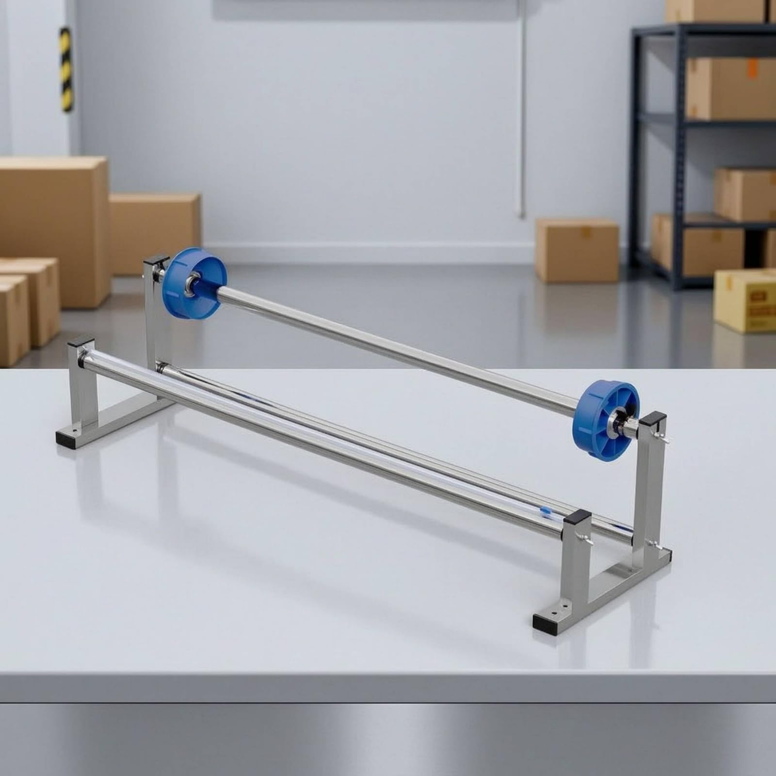 Dispensador Film Estirable Industrial Dispensador Película Elástica Compacto Portars para Embalaje, 80CM