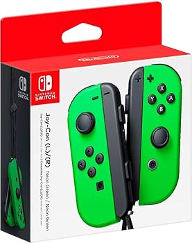 Amazon.com: Nintendo Switch Joy-Con (L) (R) Neon Green / Neon