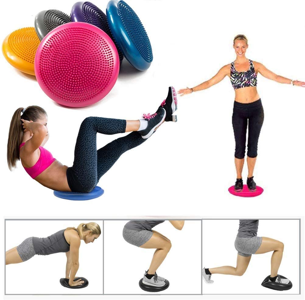 XPEED Spike Massage Balance Board with Air Pump Wobble Boards Wobble Boards Strength Training Balance Training Core Training Home Gym and Workout