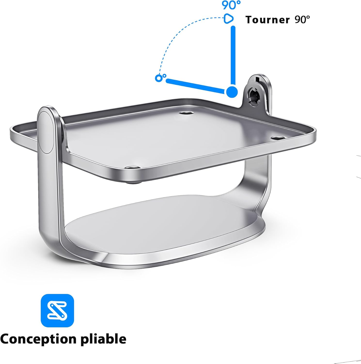 HORLAT Projector Stand 90-degree rotation