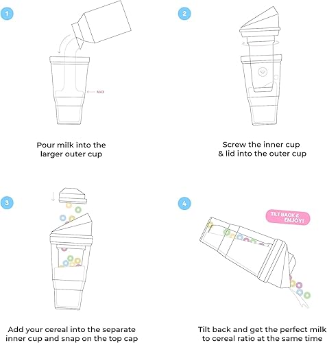 Miniatura 9 de CRUNCHCUP Agrupa y ahorra un 15% en tres vasos de cereales portátiles