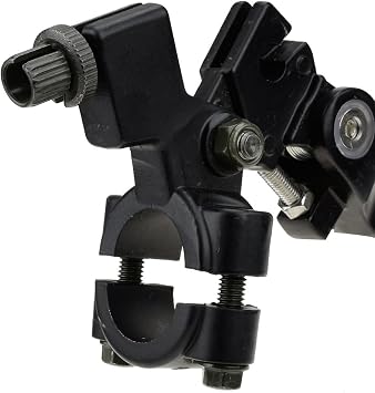 HIAORS Black Chrome Clutch Brake Lever for 22mm 7/8 inch Handlebar 110cc 125cc 140cc TTR 125cc SSR Xmotos Apollo 125 Pit Dirt Bike Motorcycle