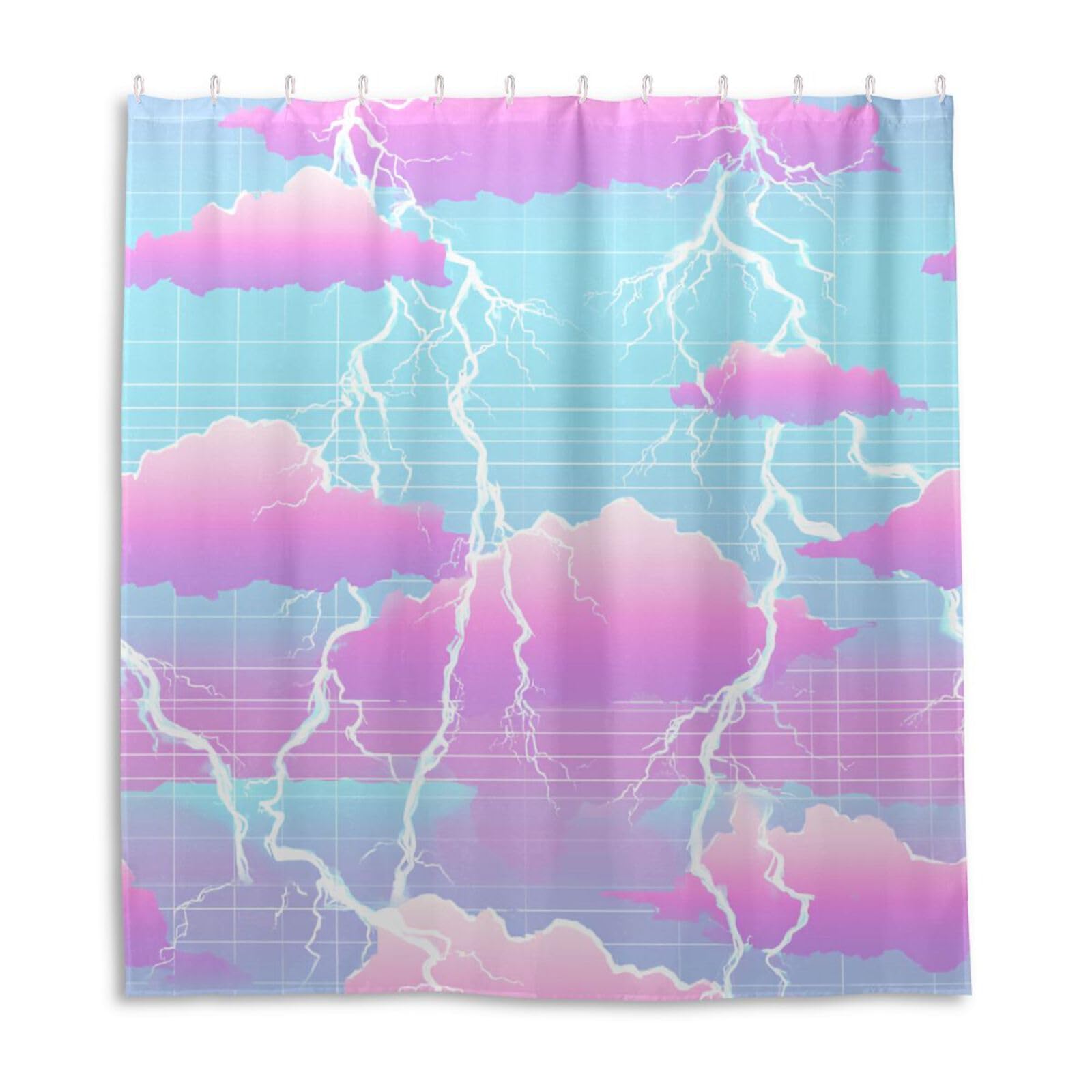 Rideaux imperméables en polyester premium lavable pour douche et baignoire