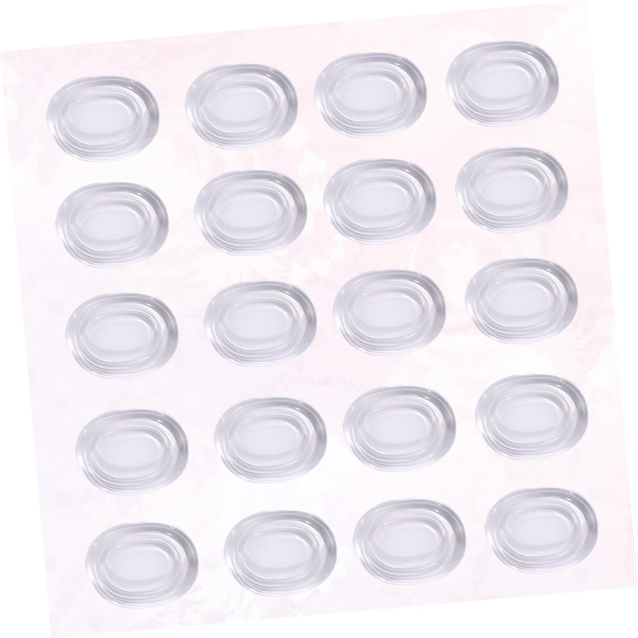 ibasenice 60piezas Almohadillas Silenciadoras De De Gel De Transparentes Reducción De Para Tambores y Percusión Control De