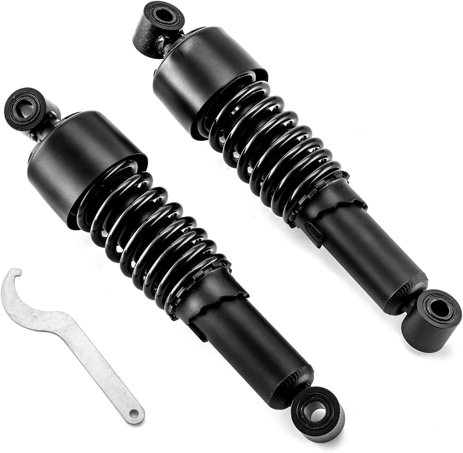 Mofun 11.75" Rear Shocks Lowering Kit Preload Adjustable Compatible with Harley Touring Electra Tour Road Street Glide Road King FLT FLHT FLHR FLTR FLHX 1980-2025 Black