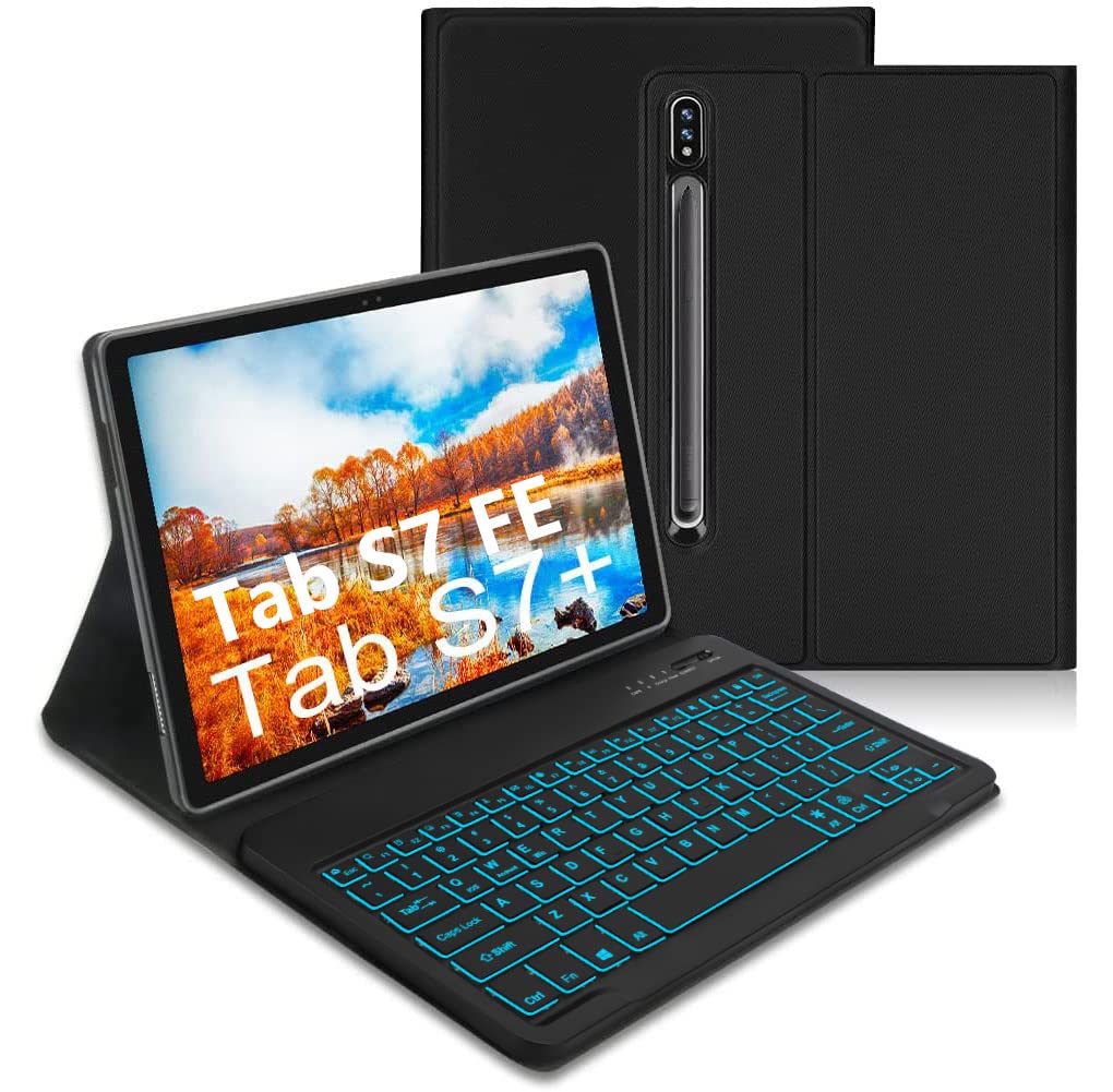 galaxy tab s7用キーボード　book cover keyboard Samsung Galaxy 12.4