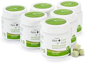 ApaCare Gum Anti-Caries Chewing Gum with Enamel Minerals | 6 Tins