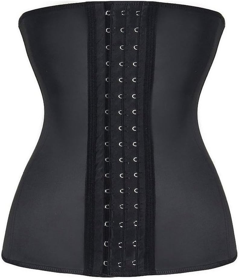 Womens Latex Sport Girdle Waist Body Shapewear 9 Steel Boned Size from XS to 6XL