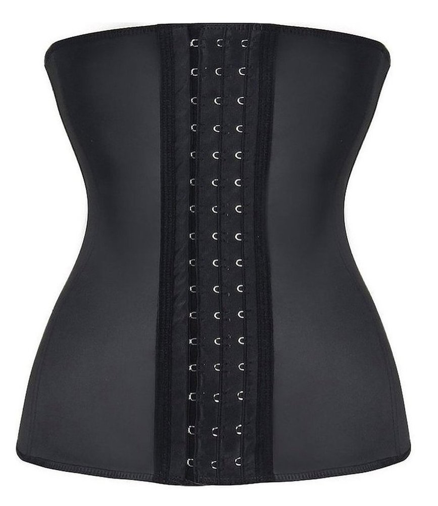 Womens Latex Sport Girdle Waist Body Shapewear 9 Steel Boned Size from XS to 6XL