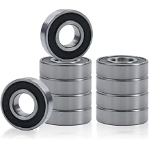 6001RS Ball Bearing Double Sealed Deep Groove Ball Bearings 28mm/1.1" Outer Dia - 10pcs