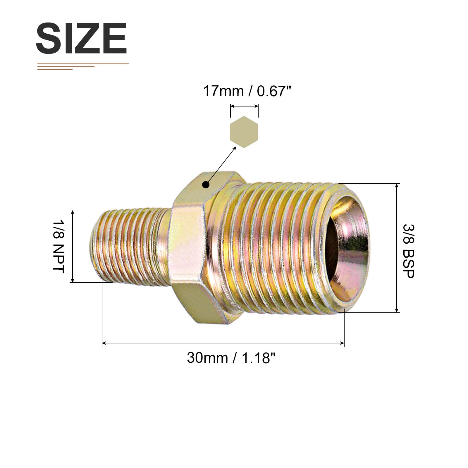 Pezzi Raccordo per tubo flessibile dell'aria Connettore rapido 1/2 pollice NPT Maschio Femmina Raccordi per tubo flessibile pneumatico alto 300 PSI | Leroy Merlin