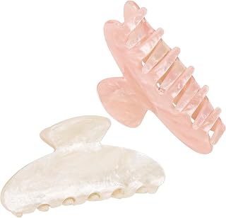 2 Pcs Hair Claw Clips for Women Non-slip Clip Large Claws Hair Accessories | Acrylic Claw Clips, Thick Thin Hair, Ideal Gift