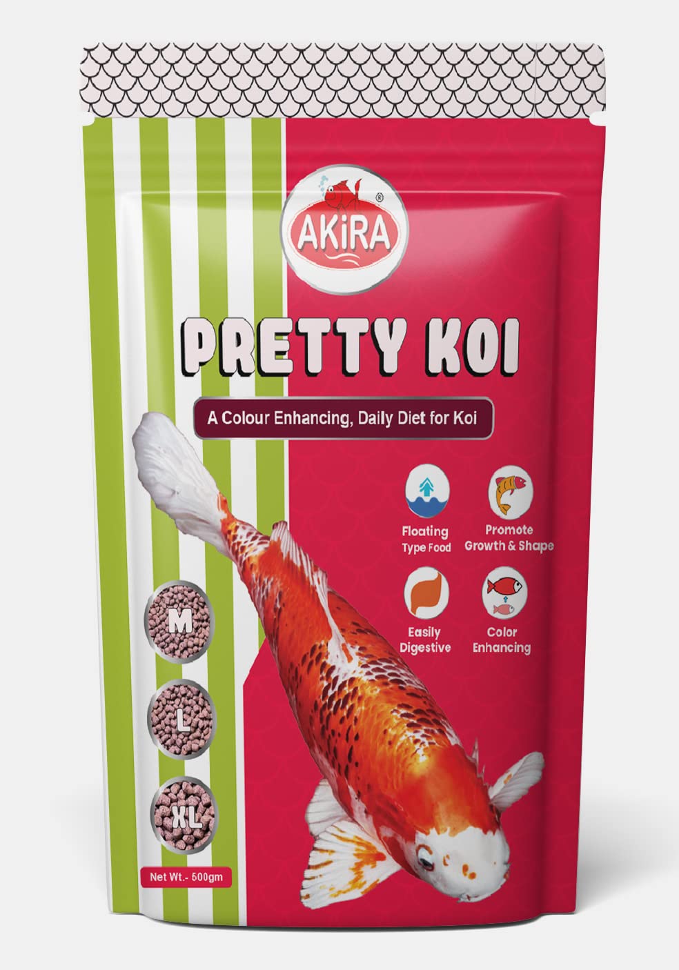 Akira Pretty KOI 500gm. Pouch,Protein 40% (for KOI Fish) (B0BRJJMPWB) Amazon Price History, Amazon Price Tracker