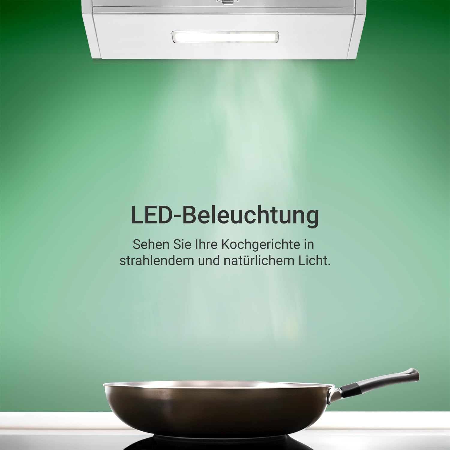 KKT KOLBE Okap kuchenny 60 cm A+++ | obieg powietrza wylotowego | osłona ścienna bez głowy | biały | metal | oświetlenie LED | sterowanie gestami | SensorTouch | filtr z węglem aktywnym | BASE6002W