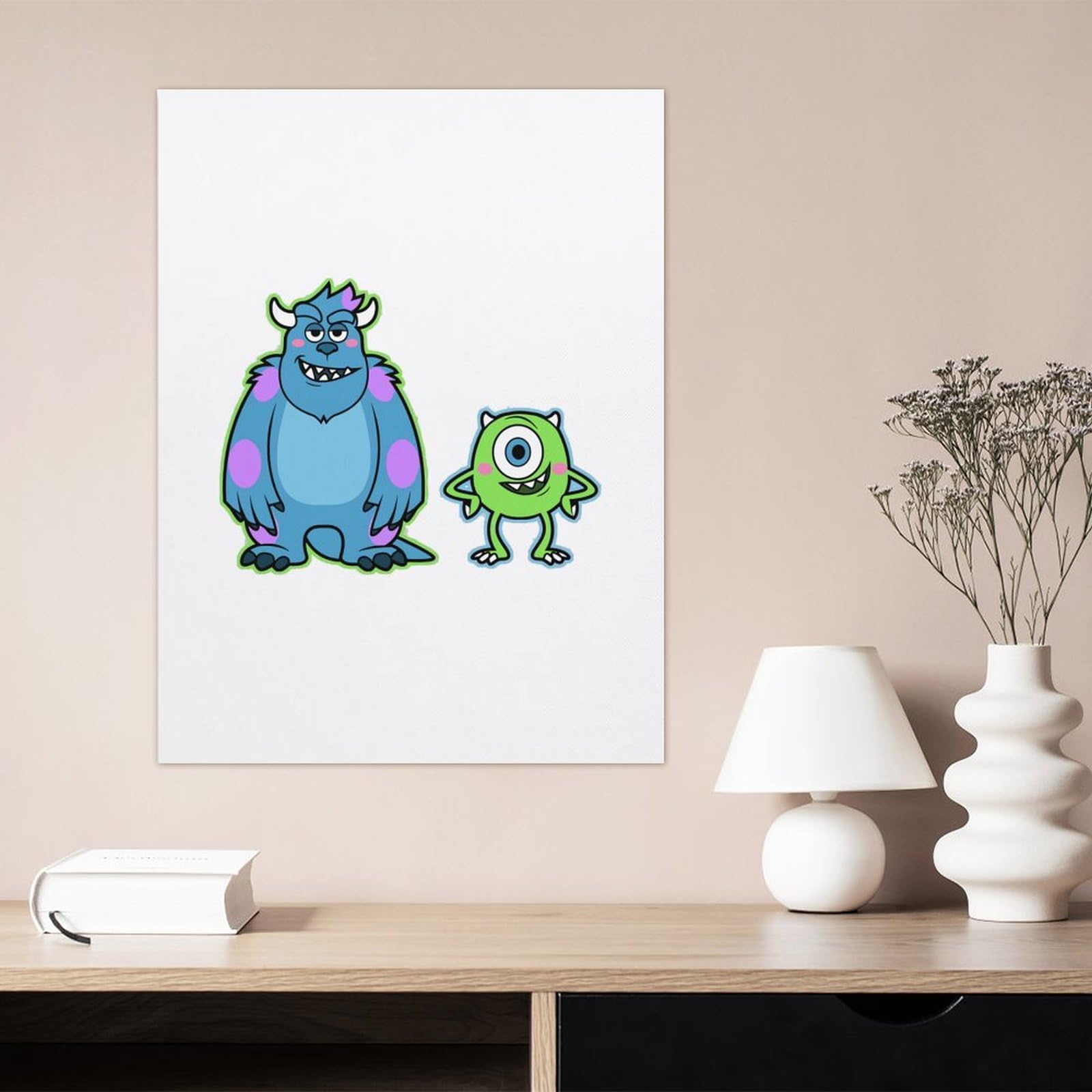 Amazon.co.jp: モンスターズ インク マイク サリー 壁絵 インテリア
