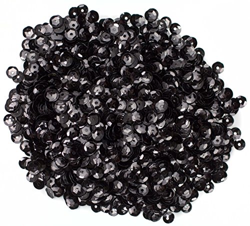 5mm Black Sequins 1600pc