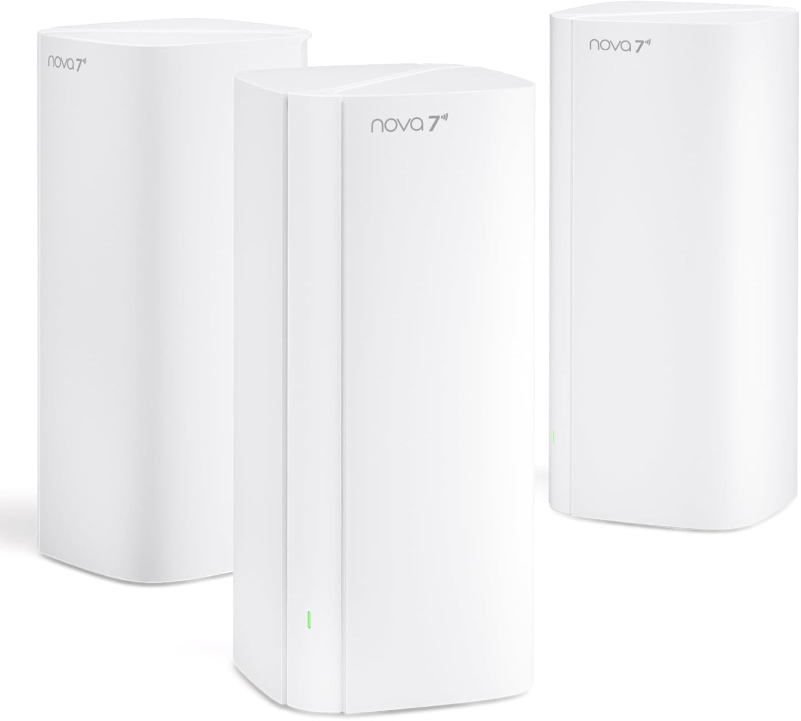 Tenda ME6 Pro WiFi 7 Mesh Sistema - BE5100 de Doble Banda (5GHz: 4323 Mbps,2.4GHz: 688 Mbps), Amplia Cobertura, Puertos 1×2.5G y 2×1G, Easy Mesh, Roaming sin interrupciones, VPN, 4K-QAM, conexión NFC