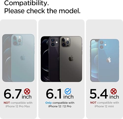 Miniatura 7 de Spigen Funda para iPhone 12 Pro y iPhone 12, Ultra Hybrid MagFit antiamarilleo compatible con Magsafe - Transparente