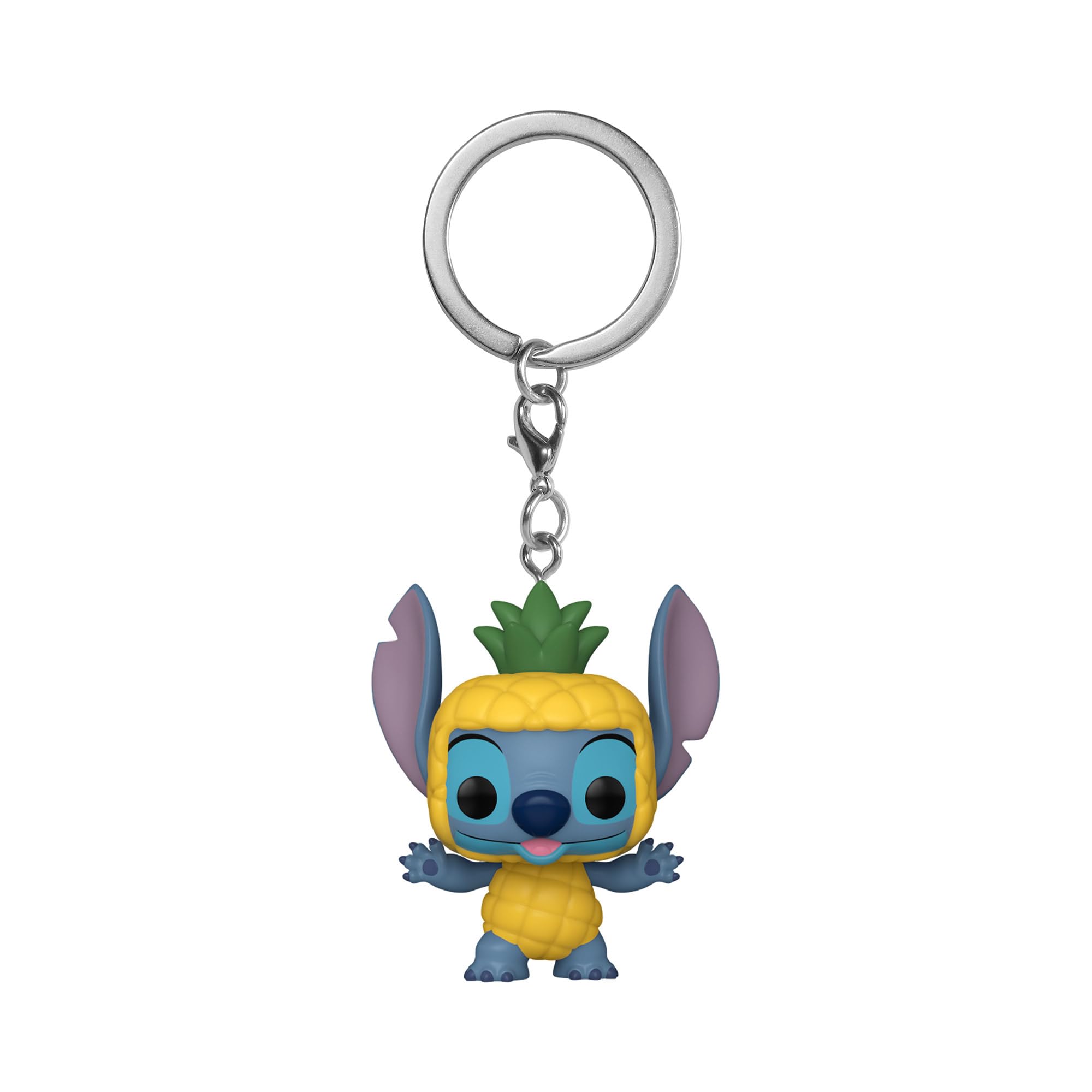 Funko Pop! Keychain: Disney - Stitch As Pineapple As Enamel Pineapple - Lilo and Stitch - Minifigura de Vinilo Coleccionable Llavero Original - Relleno de Calcetines - Idea de Regalo - Movies Fans