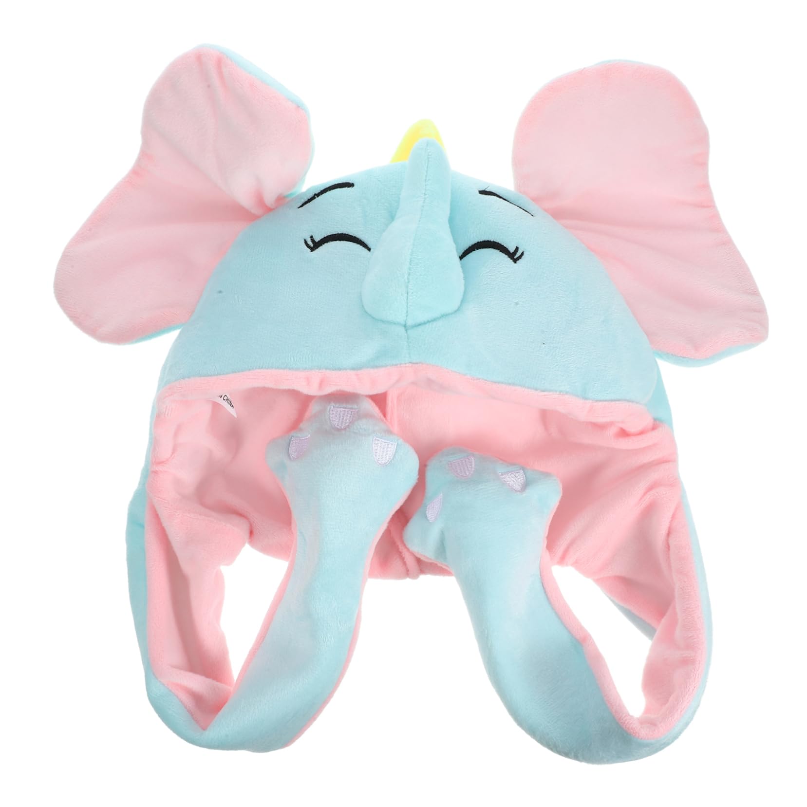 Ipetboom Sombrero De Elefante Para Fiesta Divertido Para Mujer Con Orejas Móviles Bonito Para Disfraz De Peluche