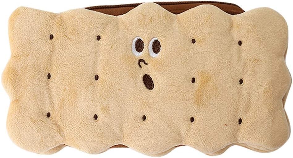 kesig® Cute Funny Biscuit Pencil Pen Case - Plush Cookies Shaped Pencil Bag, Big Capacity Purse Pen Pouch Bag, School Supplies Stationery for Boys & Girls. (B0D422FY5N) Amazon Price History, Amazon Price Tracker