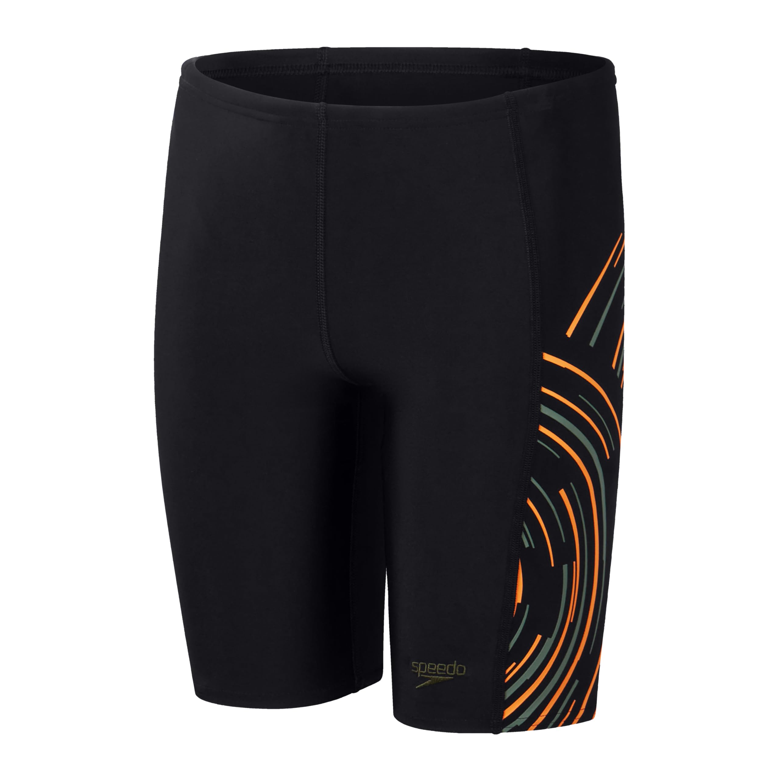 Speedo Plastisol Placement Jammer Maillot de bain pour garçon Noir/vert