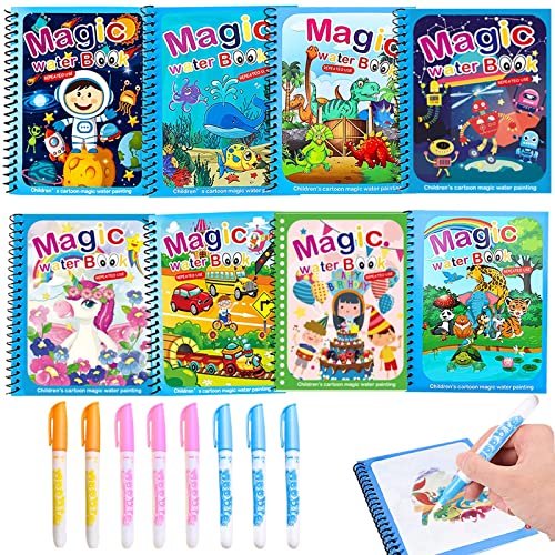 Livre de coloriage magique à l'eau pour dessiner proprement sans taches de feutre