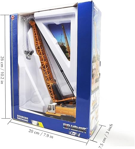 Miniatura 5 de Tipmant Modelo de automóvil fundido a presión de aleación para niños excavadora camión cable ingeniería grúa colección de regalo para niños escala