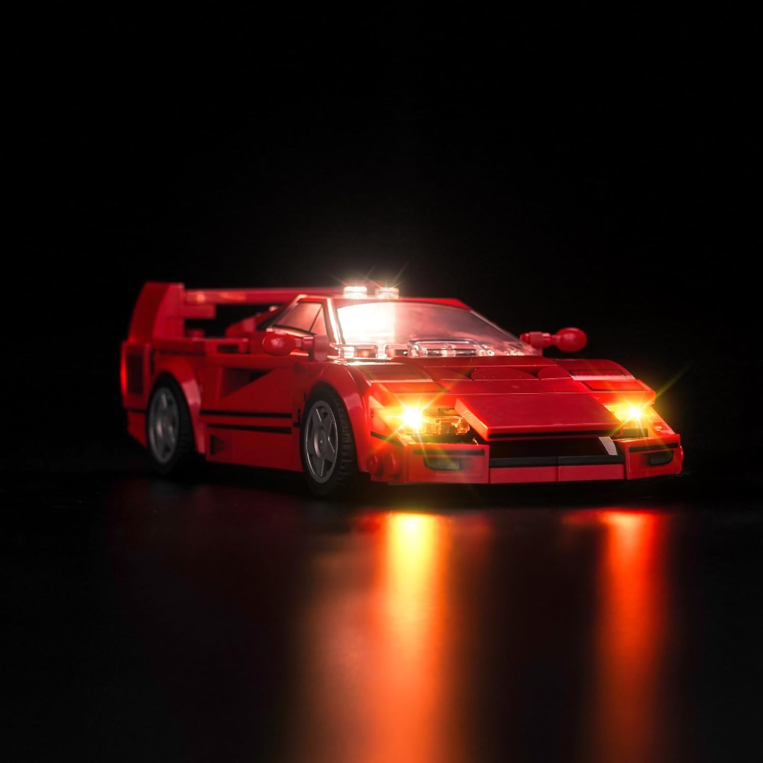 BrickBling LED Lights Compatible with Lego Speed Champions Ferrari F40 Supercar, Creative Light Kit Compatible with Lego 76934 (No Model)