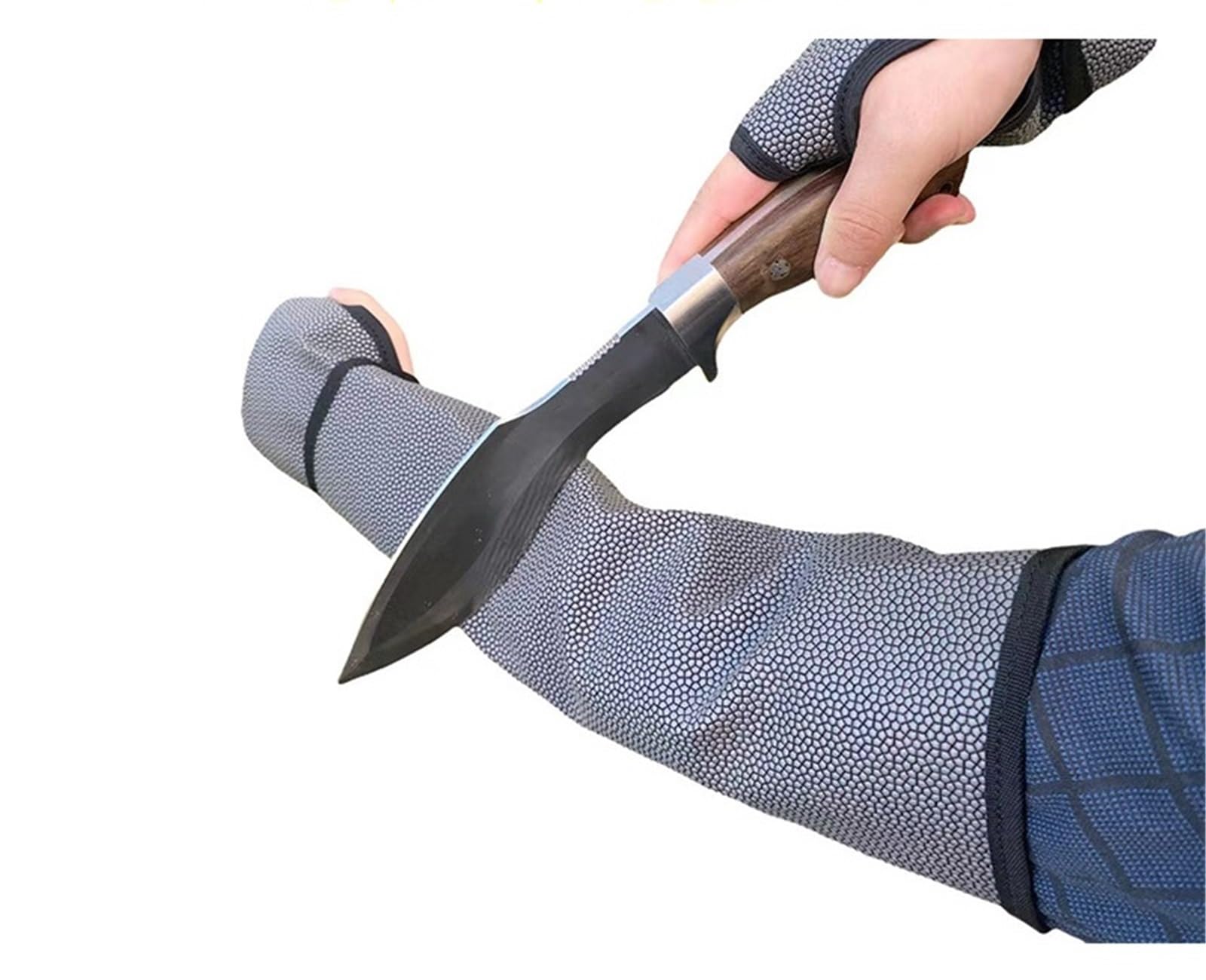 Manga protectora de brazo cerámica prensada en caliente grado 5, resistente a cortes, perforaciones, pinchazos con agujas y golpes; al desgaste robusta; protector for manipulación S Flexible