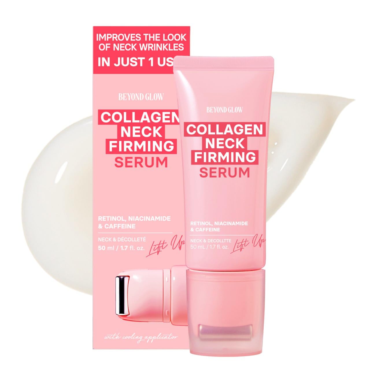 Avon Beyond Glow Collagen Neck Firming Serum – Lightweight Hydrating Formula for Smoother, Firmer-Looking Neck & Décolleté