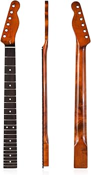 Amazon | 交換用ギターネック 22 フレット ローズウッド指板ギター