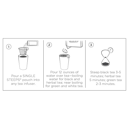 Miniatura 6 de Tea Forte Warming Joy - Paquete de muestra de té, 15 bolsas surtidas de té orgánico de hojas sueltas, cada una de 12 onzas