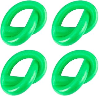 AC - Pack de 4 Churros de Natación - Tubo Flotador Espuma - Habilitación - Palo Flotador - 150 cm - Color Verde