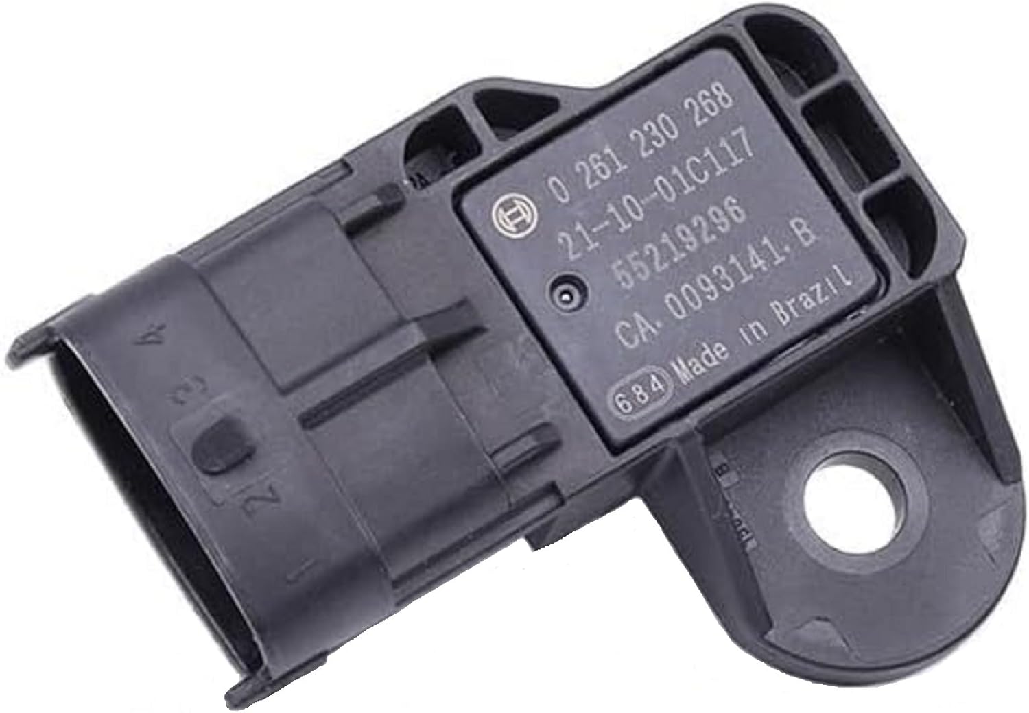 BOSCH 0261230268 Original Equipment Manifold Absolute Pressure (MAP) Sensor - Compatible with Select Fiat 500