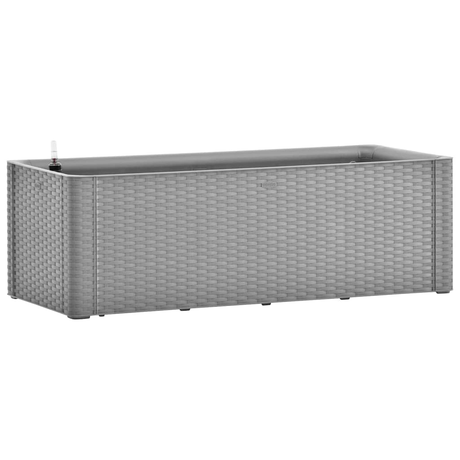 ARKEM Arriate con Sistema de riego automático Gris 100x43x33 cm Macetero Grande Exterior