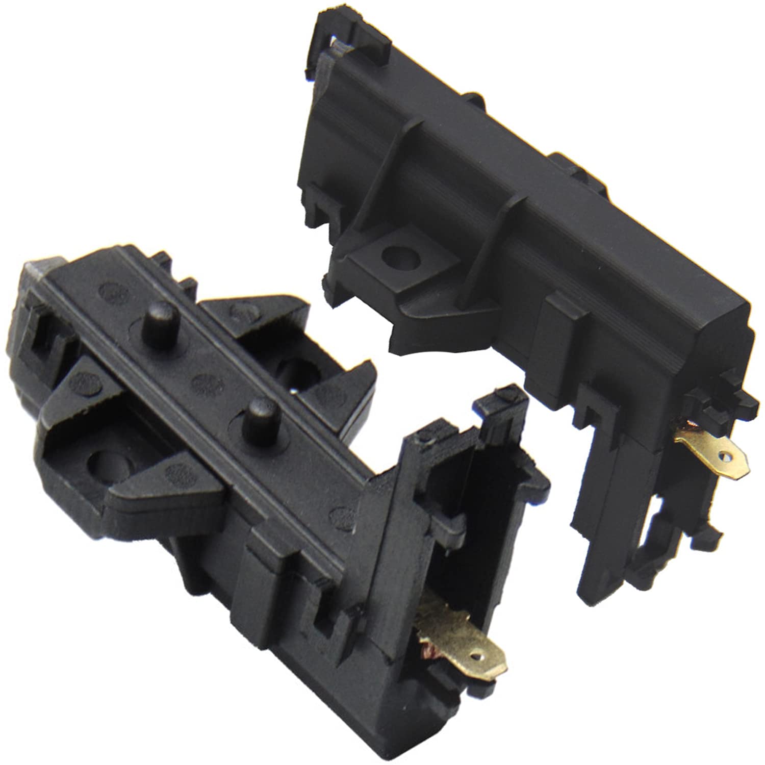 2 Sztuki Szczotek Węglowych do Silnika Pralki 5 х 13,5 х 38/40 mm z Oryginalnym Kodem 4055050480 405505048 dla Zanussi - Gwarancja 10 Lat - MONTERAL