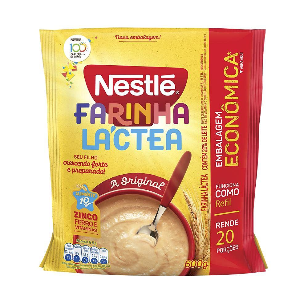 Farinha Láctea, Nestlé, Tradicional, 600G