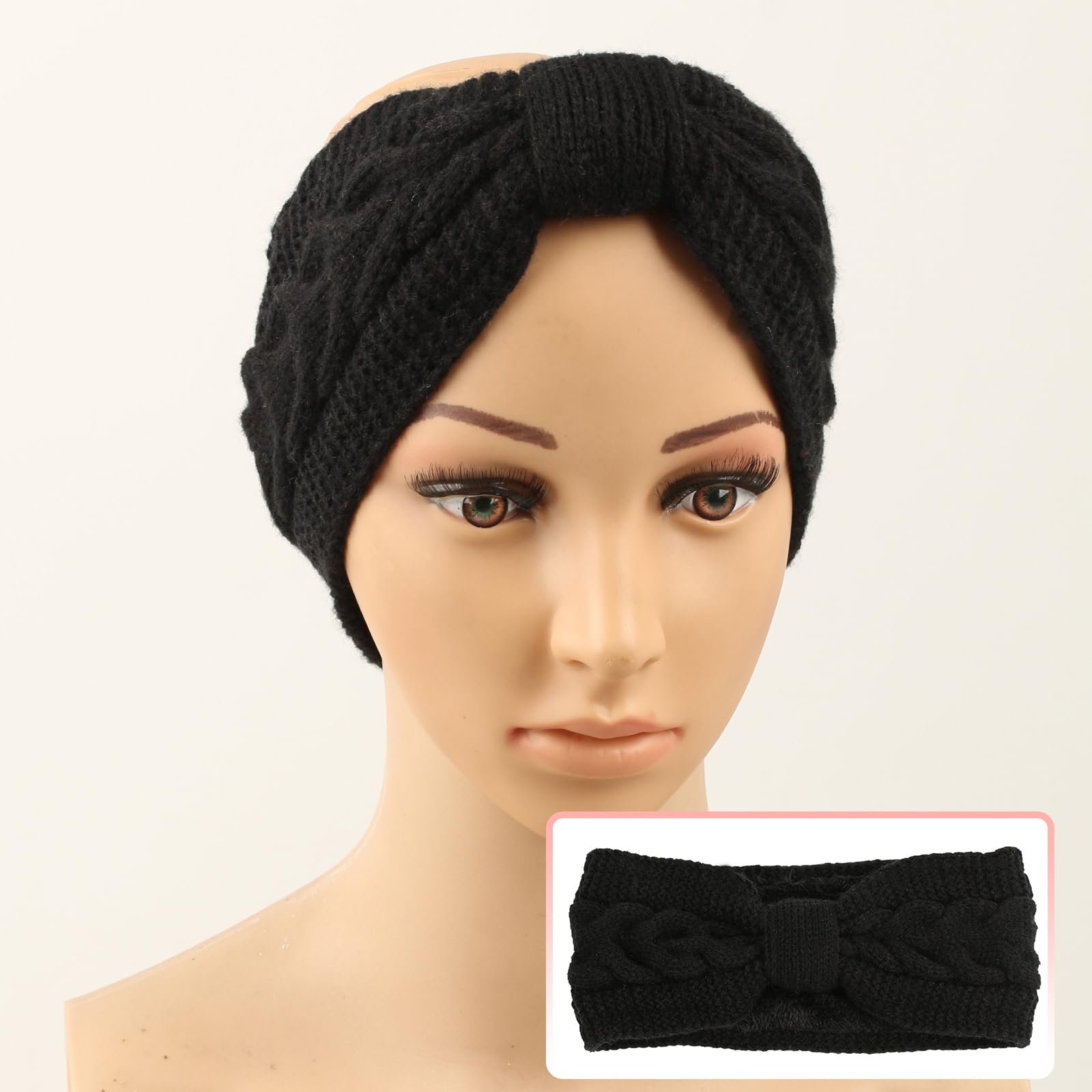 JK Home Winter Knitted Twist Knot Headband - Image 2